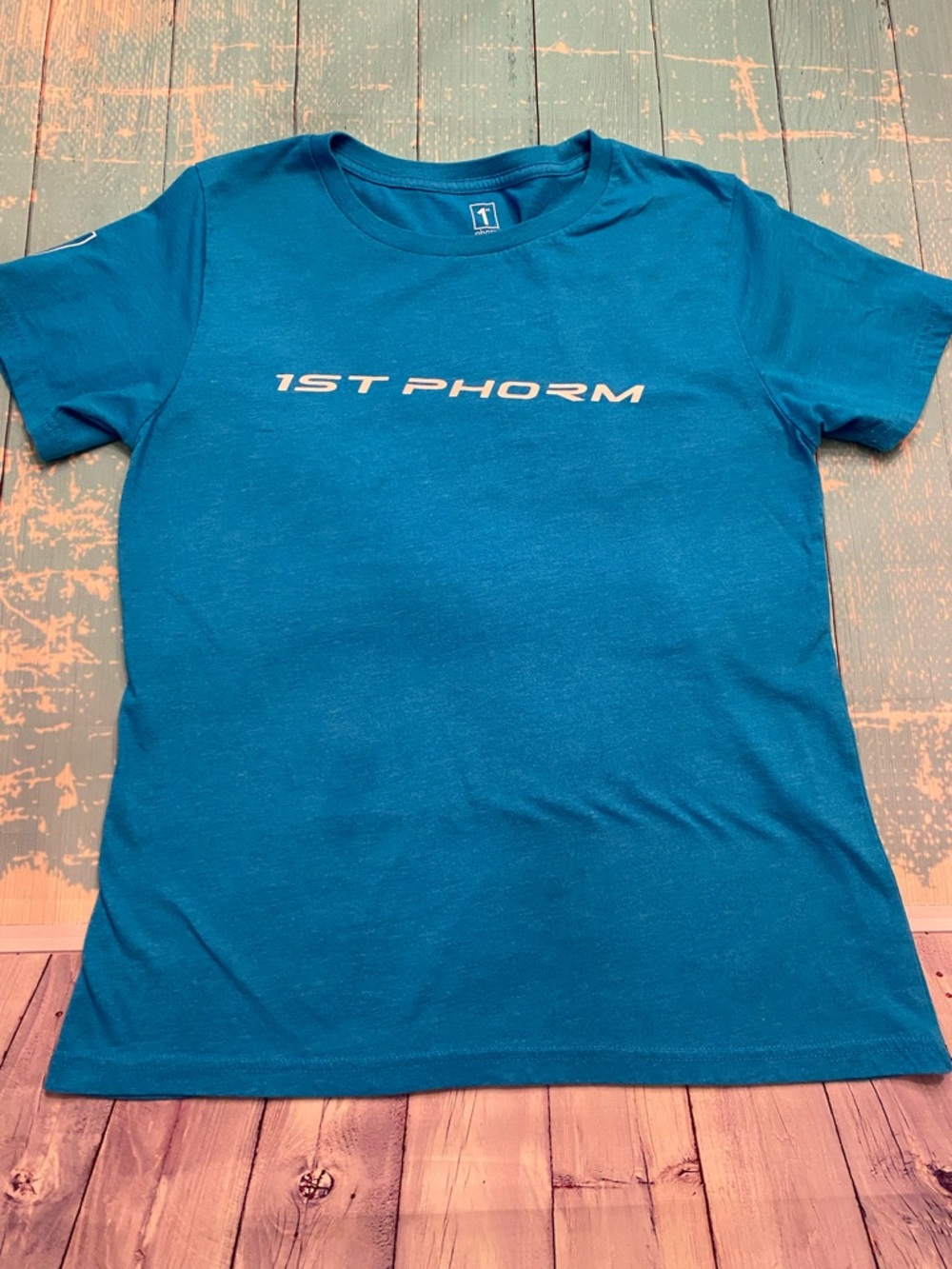 1st Phorm Blue Logo Tee